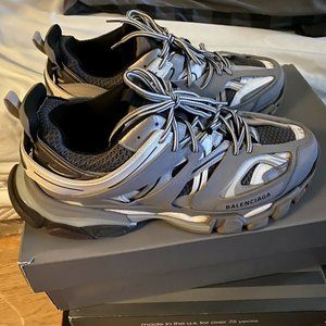 balenciage silver sneakers